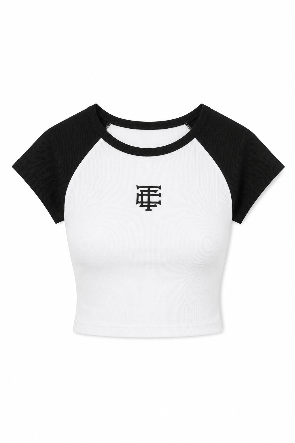 T-shirt crop femme D10 CCT Brand vue de face