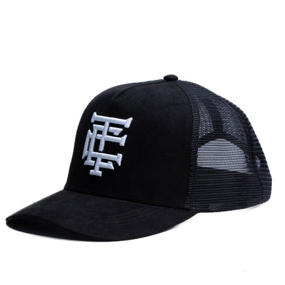 Trucker en Suede Noir