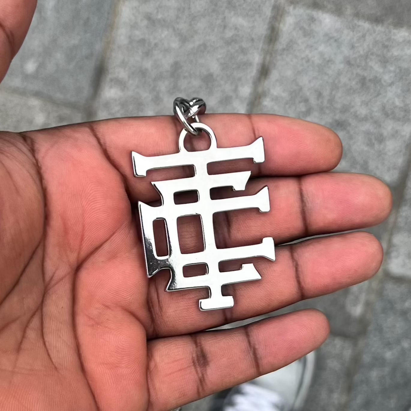 Chaîne de pantalon Logo en Acier Inoxydable