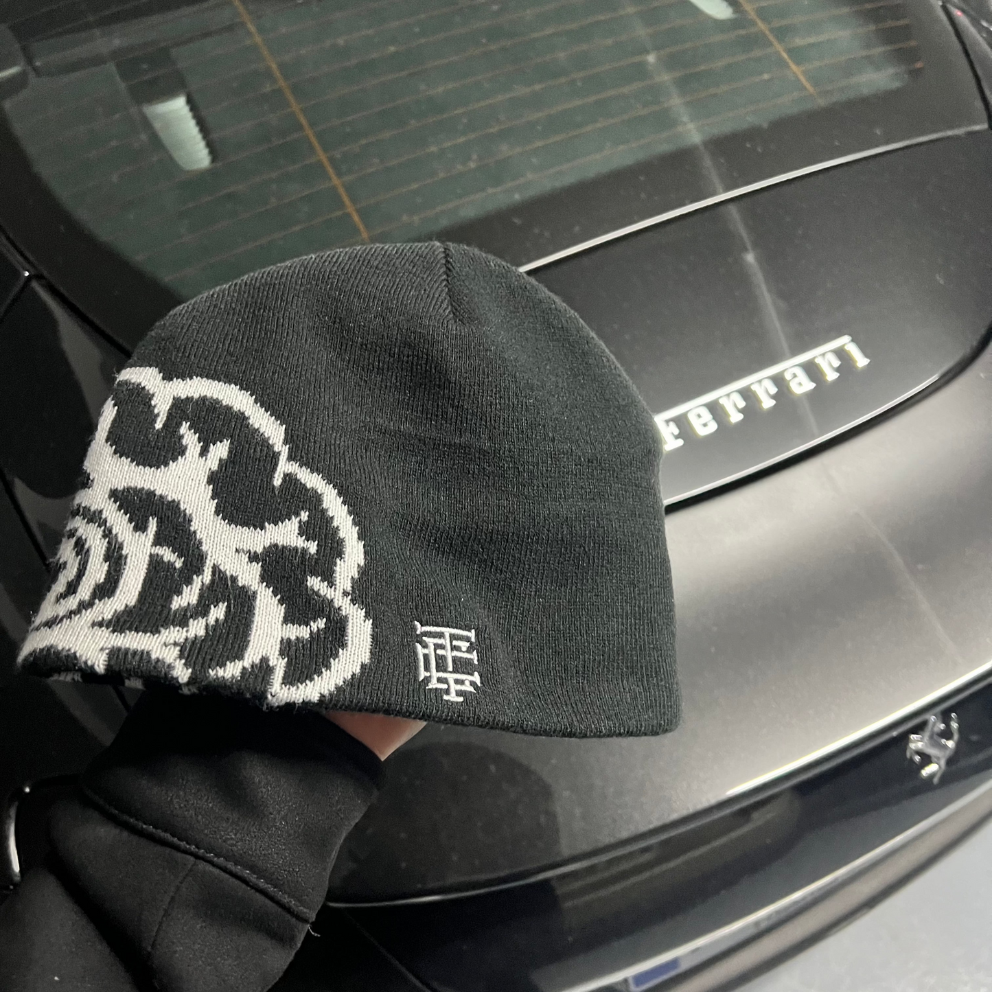 Bonnet avec doublure en satin