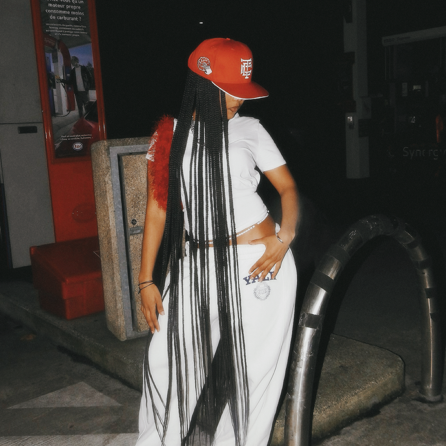 SnapBack Rouge avec logo Brodé