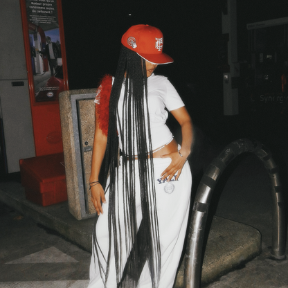 SnapBack Rouge avec logo Brodé