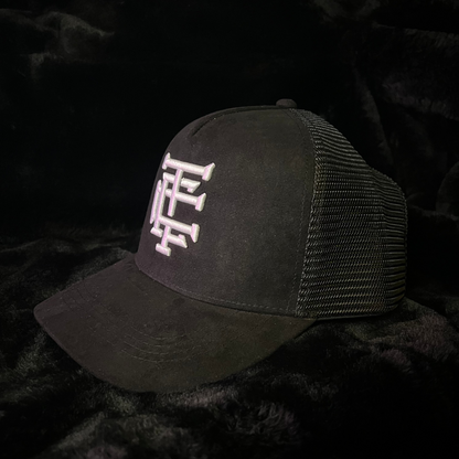 Trucker en Suede Noir