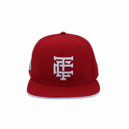 SnapBack Rouge avec logo Brodé