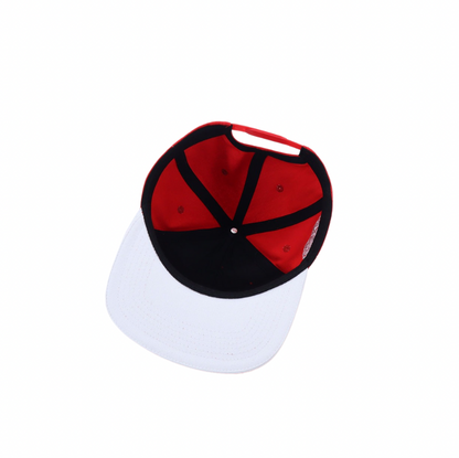 SnapBack Rouge avec logo Brodé